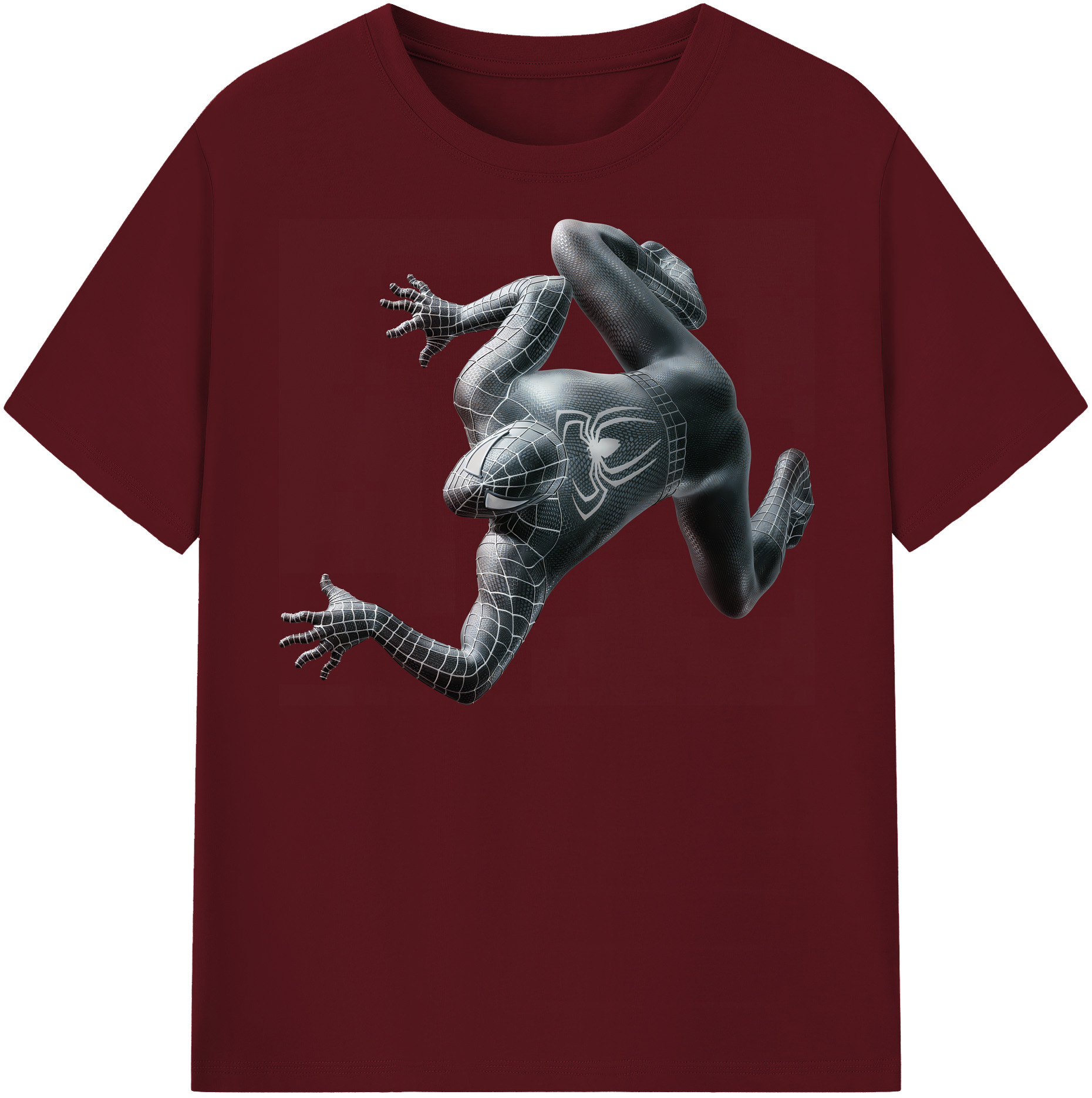 （画像用） Spider Man スパイダーマン 綿100％半袖Tシャツ（フロントプリント）